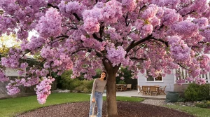 Cet arbre pousse aussi vite que le bambou, et sa floraison remarquable fait toute la difference