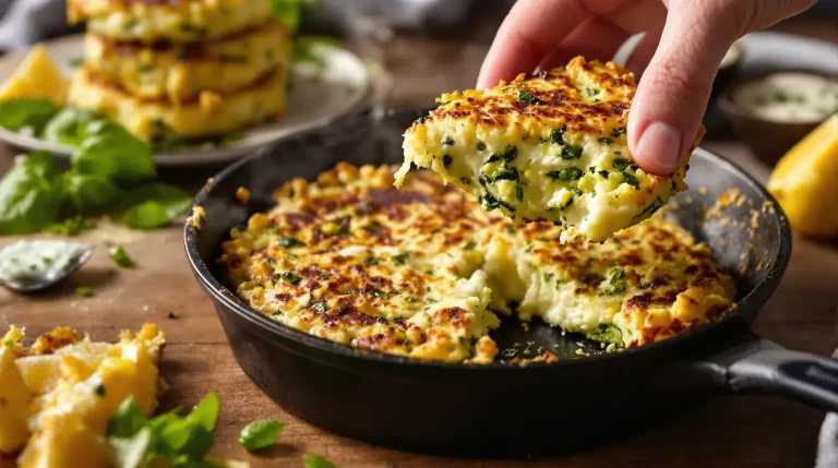 Croustillantes dehors, fondantes dedans : ces galettes de courgettes au pesto partent en 4 minutes