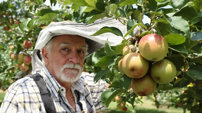 Depuis qu’un vieux verger m’a appris le coup du journal, mes pommes n’ont plus une seule tache