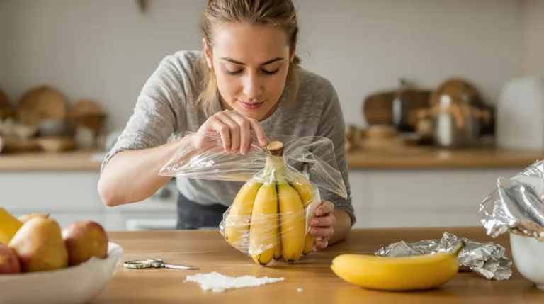 « Elles ne noircissent plus » : mon astuce toute simple pour garder vos bananes bien fraîches très longtemps