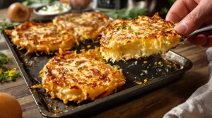 Galettes de pommes de terre au four : la recette express, dorée et croustillante sans une goutte d’huile