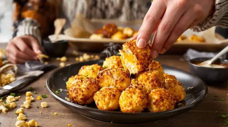 « J’en fais à chaque apéro d’hiver » : mes croquettes de chou-fleur dorées au four, prêtes en 30 minutes