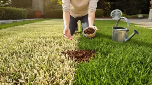 Votre pelouse redevient plus dense et plus verte avec un seul élément naturel, sans produits chimiques